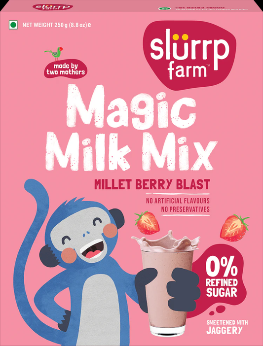 Slurrp Farm Milk Magic - Millet Berry Blast & Millet Vanilla