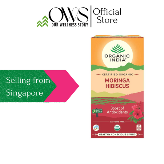 Organic India Moringa Hibiscus Tea